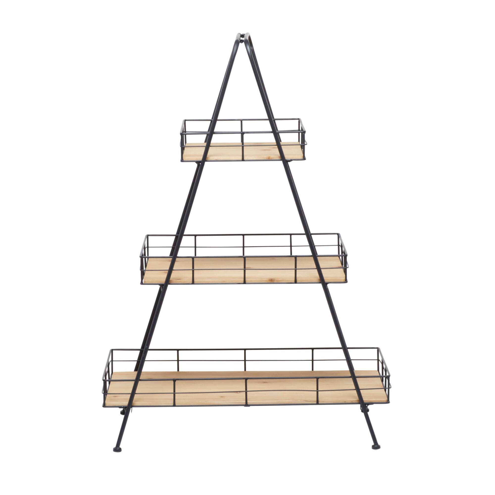 Black Iron Modern Farmhouse Plantstand, 40" x 28" x 16"